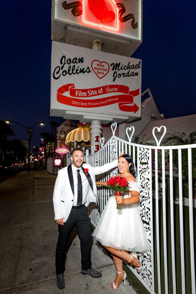 fun bridal session in Vegas