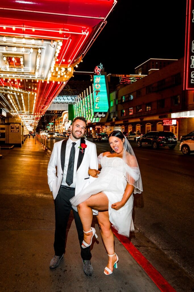 fun bridal session in Las Vegas