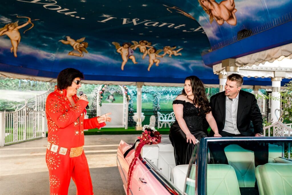 stunning picture of the bride and groom at their dream wedding