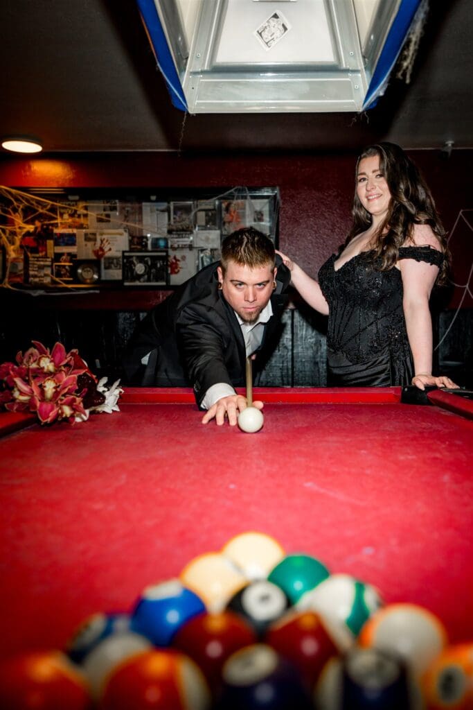 A Damn Good Time: Edgy Las Vegas Elopement at Little White & Fremont