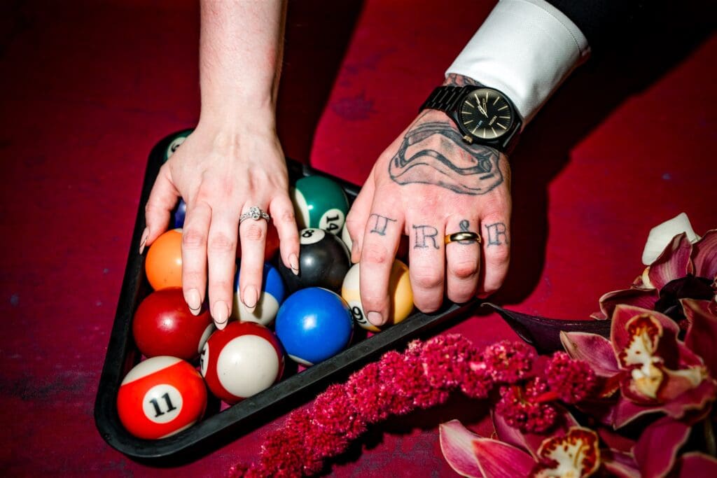 A Damn Good Time: Edgy Las Vegas Elopement at Little White & Fremont