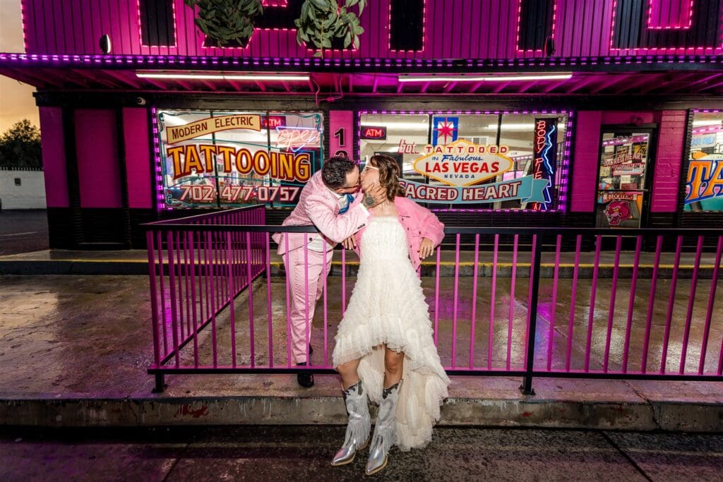 Pink, Punk & Totally Unhinged: Rusmina + Emil’s Untamed Las Vegas Elopement