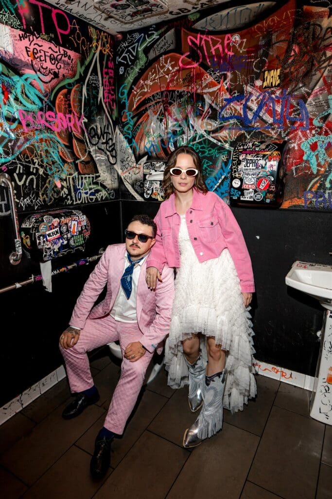 Pink, Punk & Totally Unhinged: Rusmina + Emil’s Untamed Las Vegas Elopement