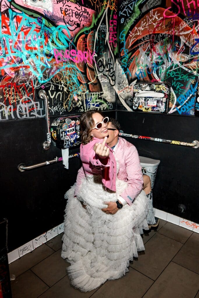 Pink, Punk & Totally Unhinged: Rusmina + Emil’s Untamed Las Vegas Elopement