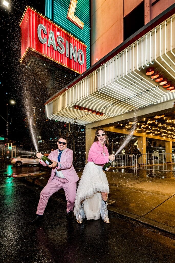 fun bridal portraits in las vegas