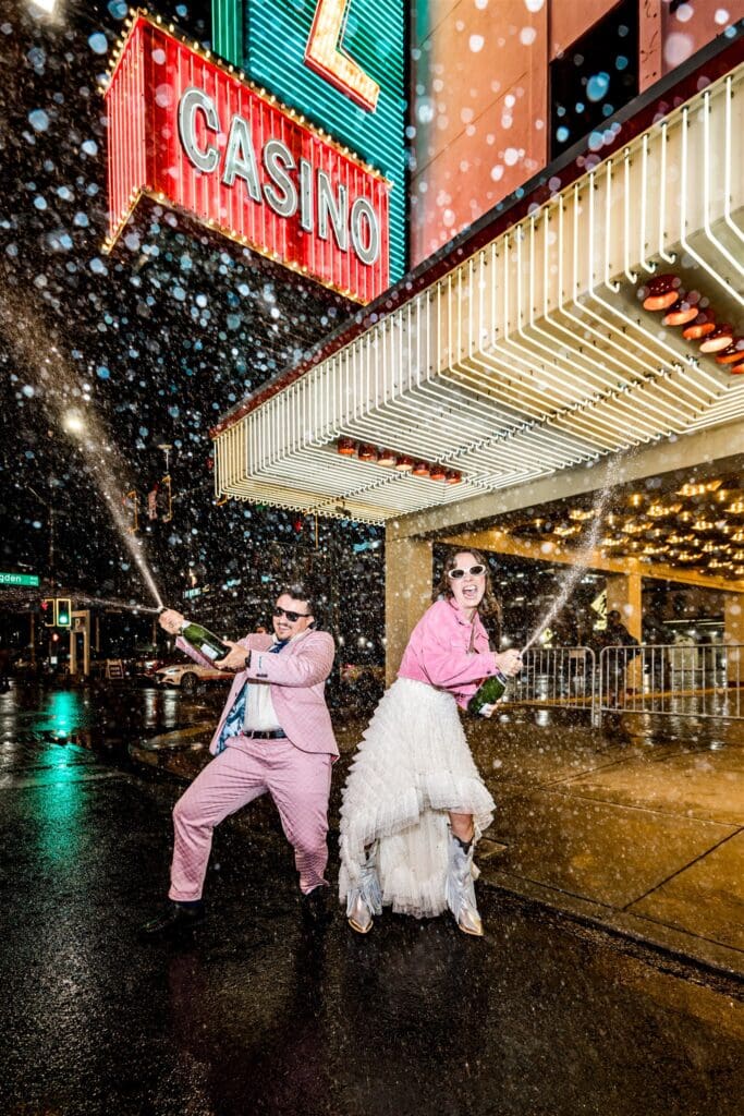 Pink, Punk & Totally Unhinged: Rusmina + Emil’s Untamed Las Vegas Elopement