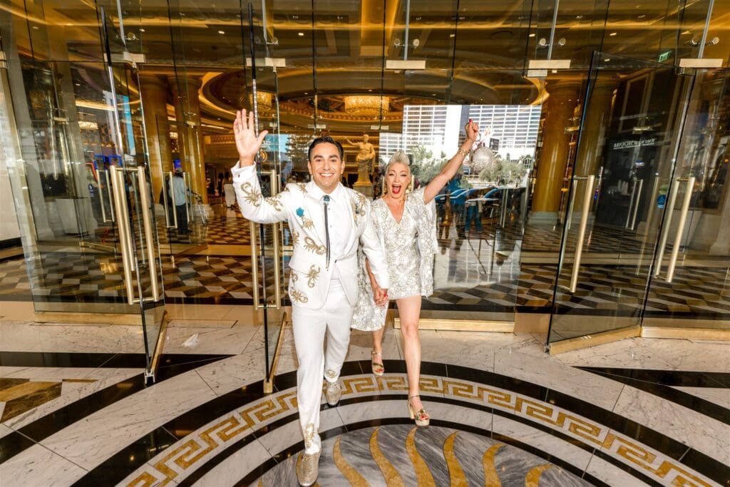 Caesars Palace to Fremont Street: The Most Stylish Las Vegas Elopement You’ve Ever Seen