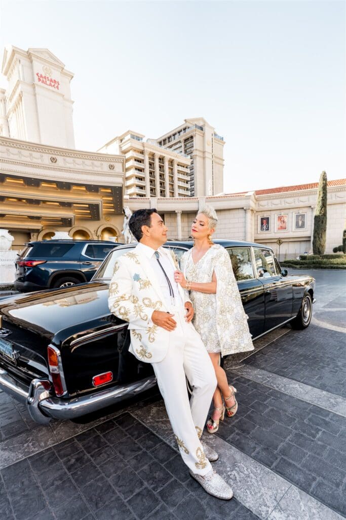 Caesars Palace to Fremont Street: The Most Stylish Las Vegas Elopement You’ve Ever Seen