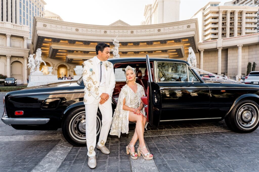 Caesars Palace to Fremont Street: The Most Stylish Las Vegas Elopement You’ve Ever Seen