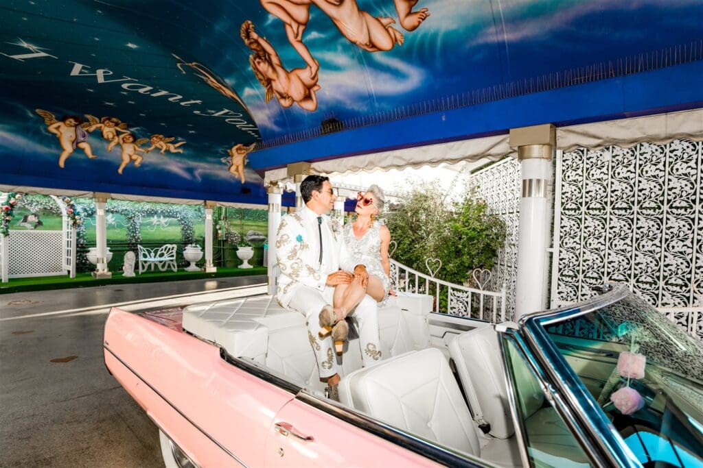 Caesars Palace to Fremont Street: The Most Stylish Las Vegas Elopement You’ve Ever Seen