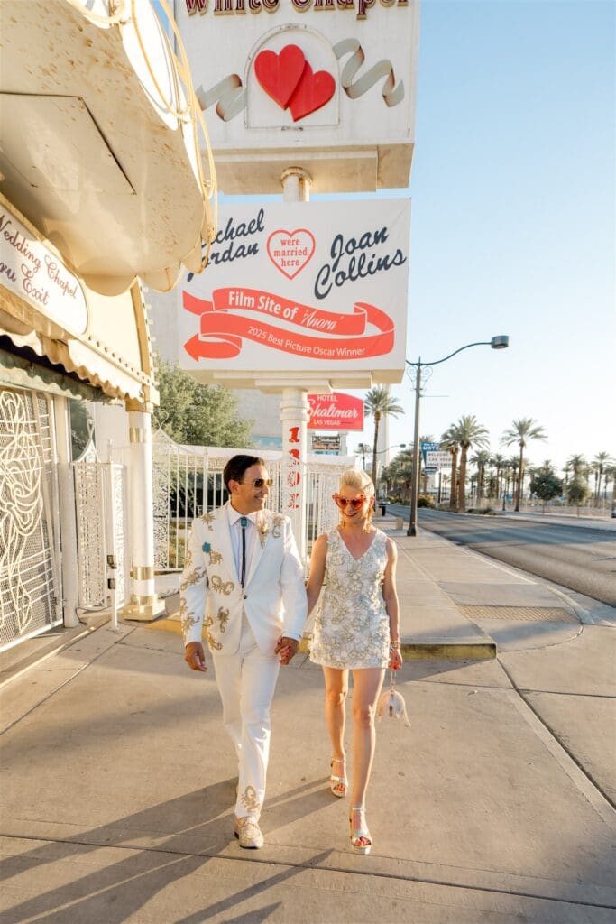 golden hour bridal portraits in DTLV