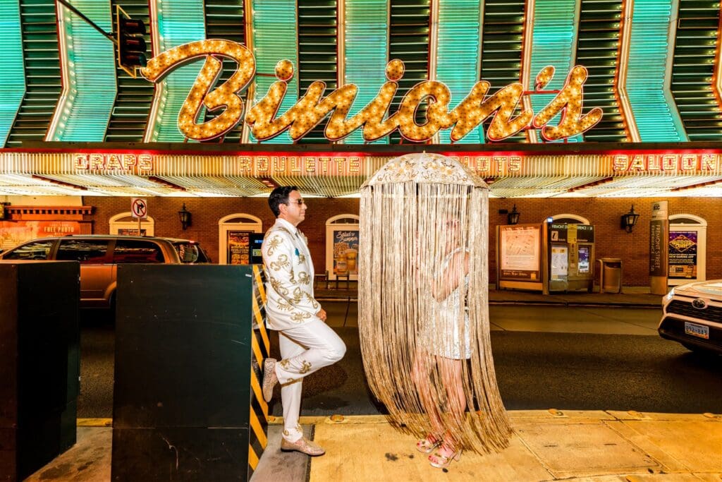 Caesars Palace to Fremont Street: The Most Stylish Las Vegas Elopement You’ve Ever Seen