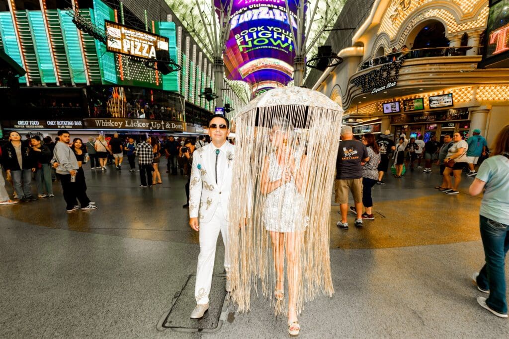 Caesars Palace to Fremont Street: The Most Stylish Las Vegas Elopement You’ve Ever Seen