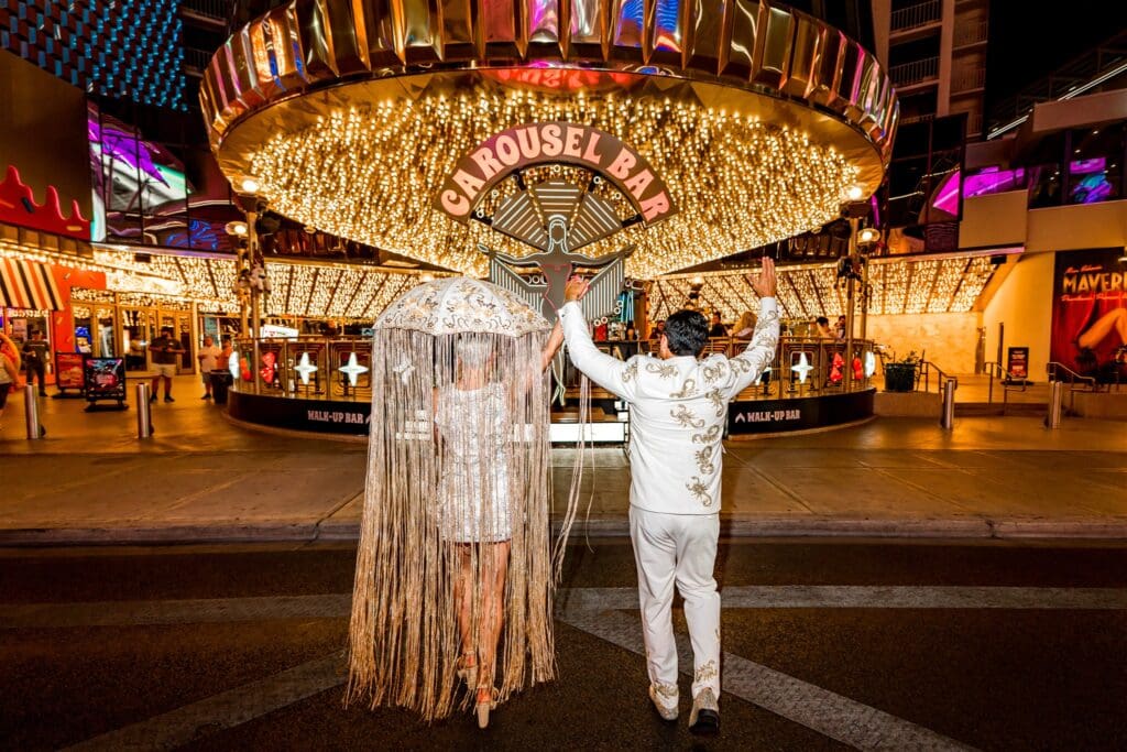 Caesars Palace to Fremont Street: The Most Stylish Las Vegas Elopement You’ve Ever Seen