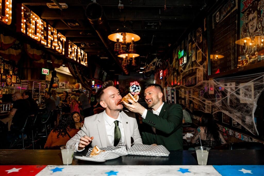 fun couple session in vegas