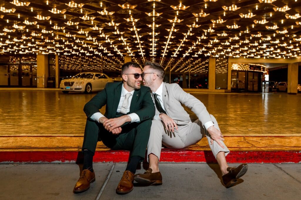 Suiting Up & Shutting Down the Strip: An Unapologetic Las Vegas Elopement at El Cortez