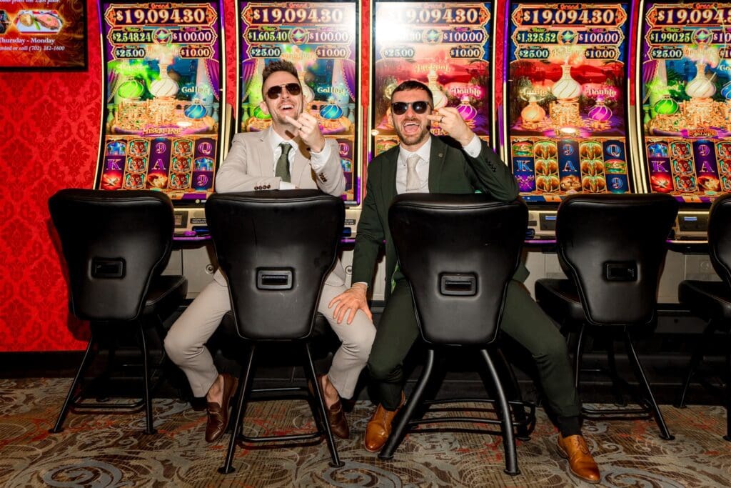 fun couple portraits in las vegas