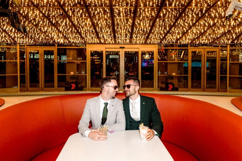 cute picture of the newlyweds at their bridal session