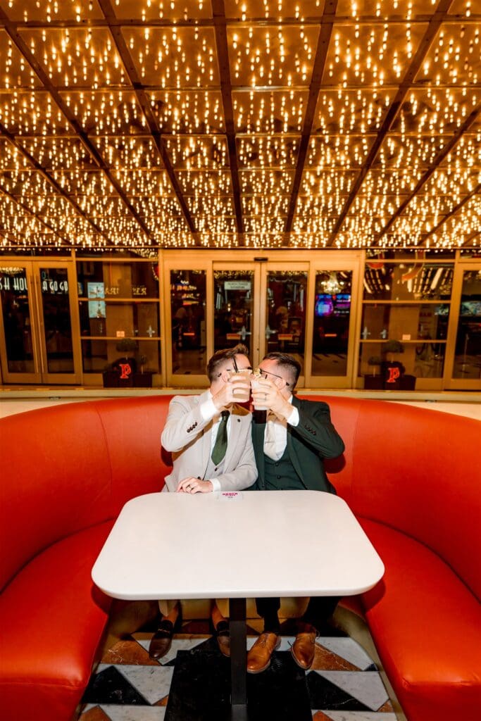 Suiting Up & Shutting Down the Strip: An Unapologetic Las Vegas Elopement at El Cortez