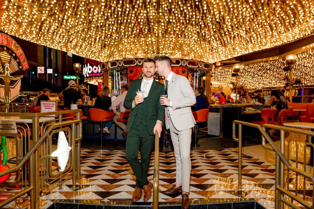 Suiting Up & Shutting Down the Strip: An Unapologetic Las Vegas Elopement at El Cortez