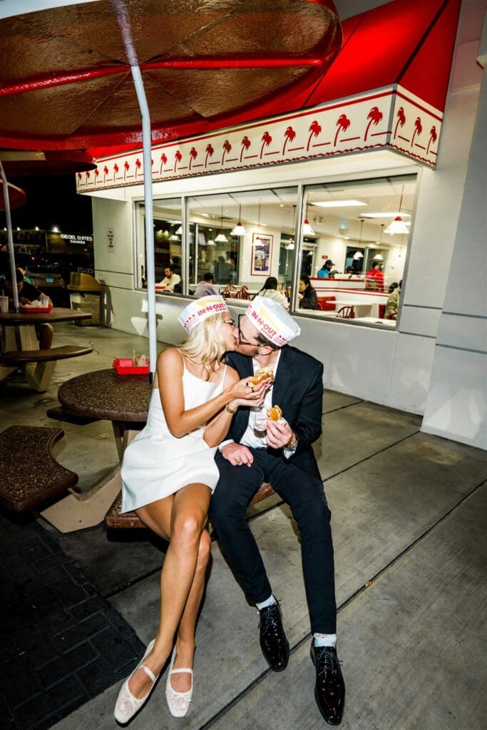 Champagne Showers & Drive-Thru Magic: The Las Vegas Elopement You Wish You Had