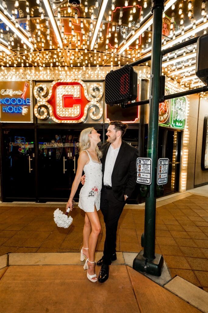 Champagne Showers & Drive-Thru Magic: The Las Vegas Elopement You Wish You Had