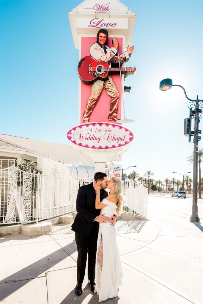golden hour bridal portraits in las vegas