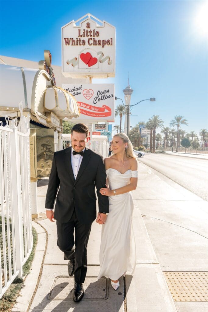Champagne Showers & Drive-Thru Magic: The Las Vegas Elopement You Wish You Had