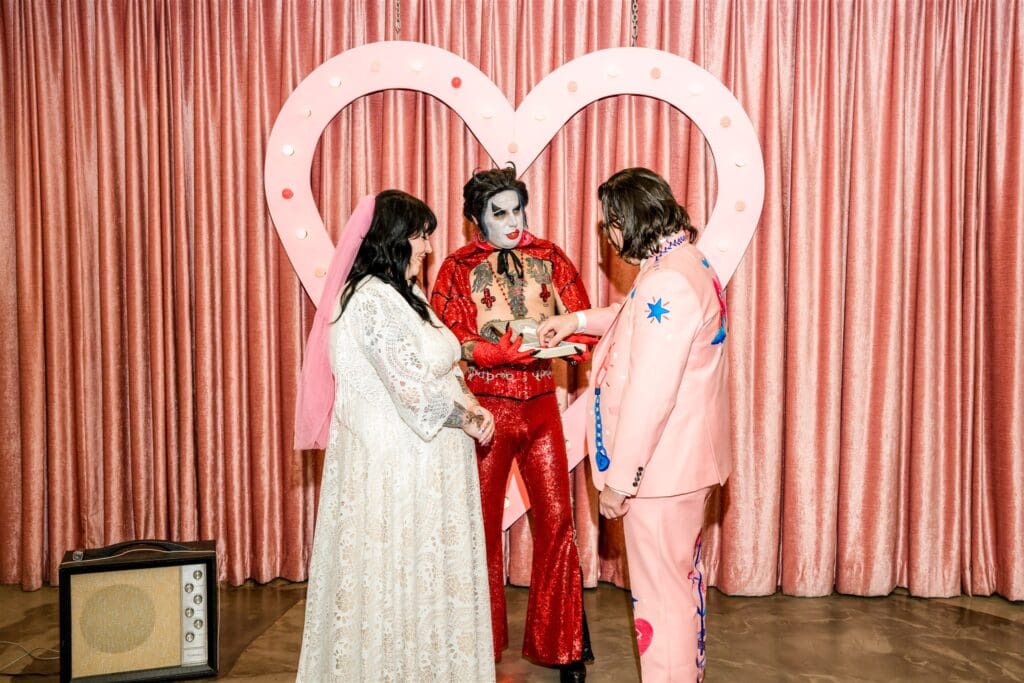 This Electric Las Vegas Elopement With Jade & John Redefined Chaos in Style