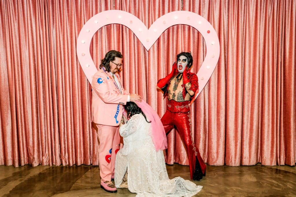 This Electric Las Vegas Elopement With Jade & John Redefined Chaos in Style