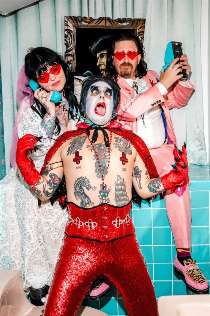 This Electric Las Vegas Elopement With Jade & John Redefined Chaos in Style