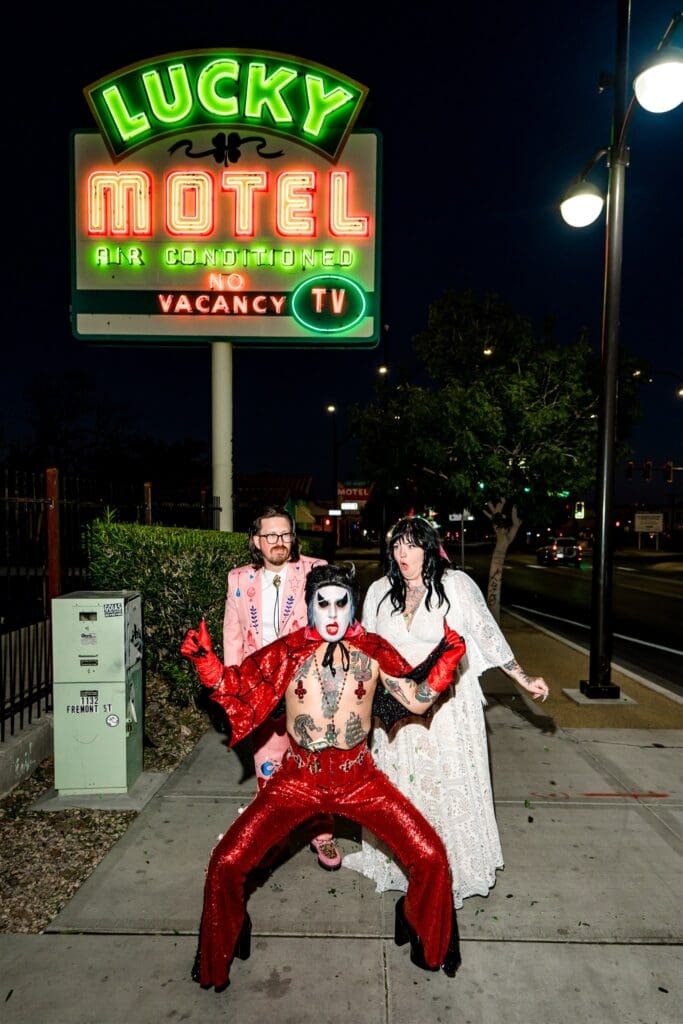 fun and playful bridal session in las vegas