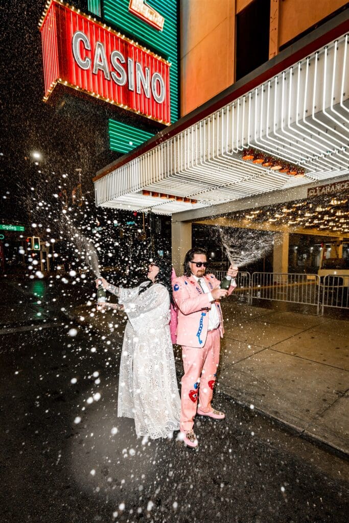 This Electric Las Vegas Elopement With Jade & John Redefined Chaos in Style