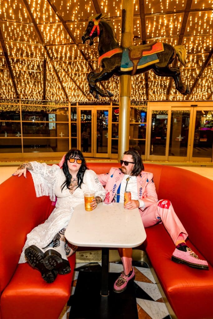 This Electric Las Vegas Elopement With Jade & John Redefined Chaos in Style