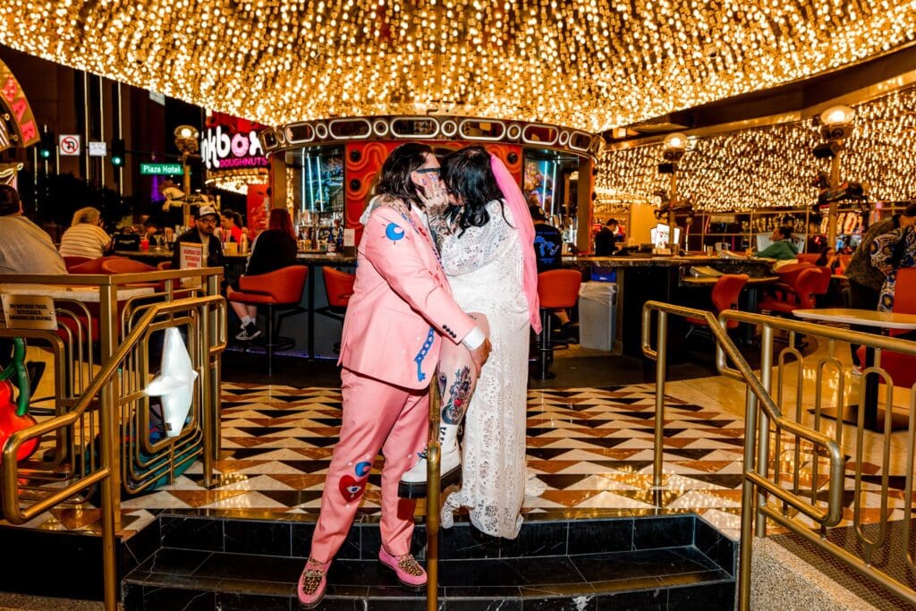 This Electric Las Vegas Elopement With Jade & John Redefined Chaos in Style