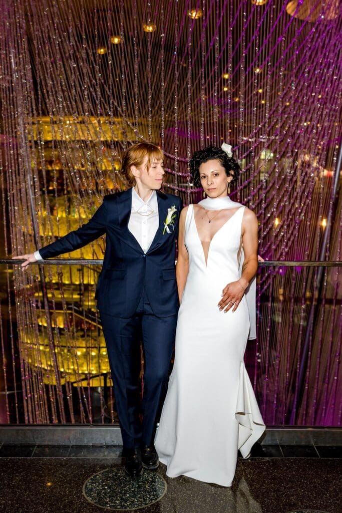 cute picture of the newlyweds at their bridal session