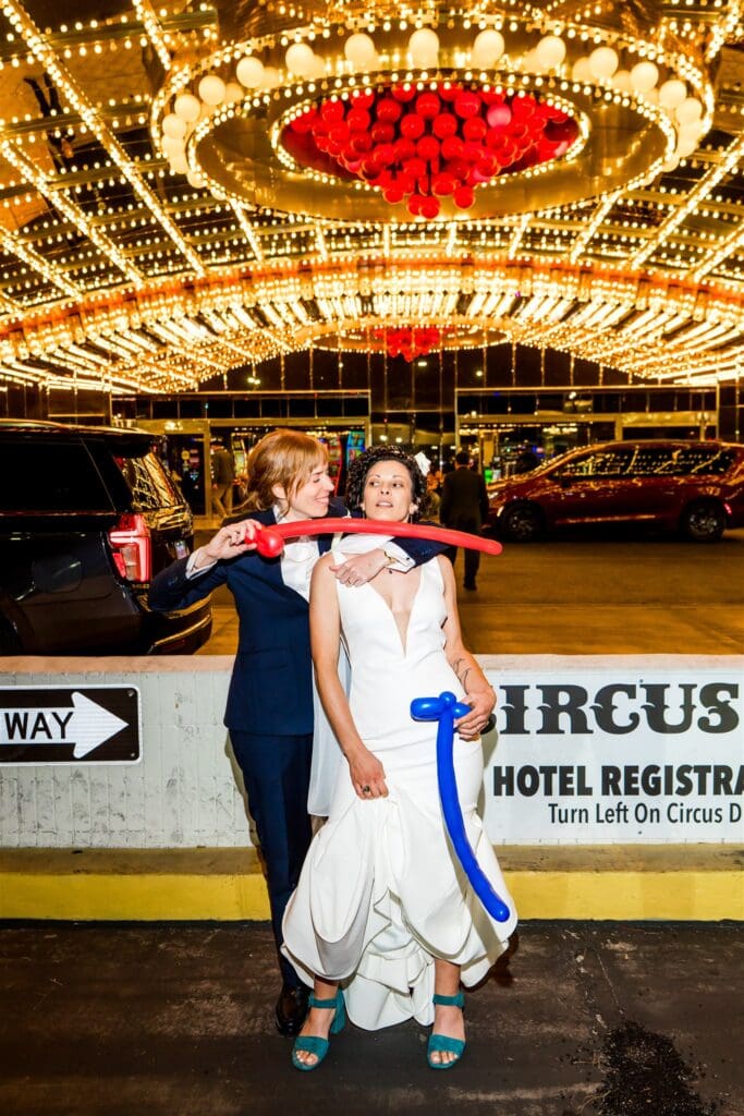 fun and playful bridal session in DTLV