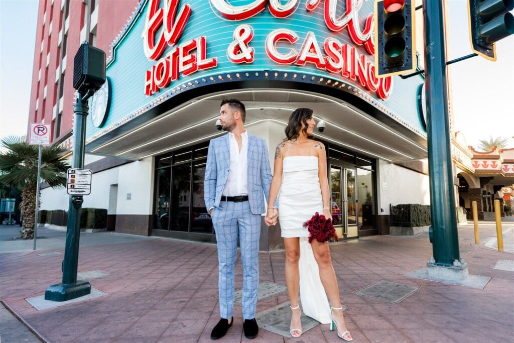 Designer-Energy Chaos: A Luxe Las Vegas Elopement with an Iconic Wardrobe Twist