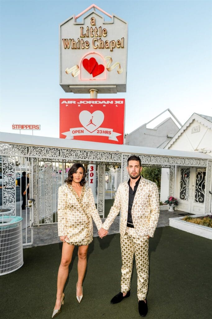Designer-Energy Chaos: A Luxe Las Vegas Elopement with an Iconic Wardrobe Twist