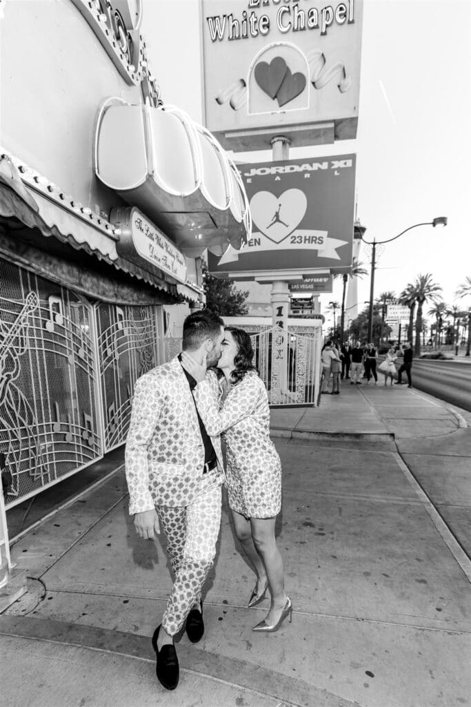 Designer-Energy Chaos: A Luxe Las Vegas Elopement with an Iconic Wardrobe Twist