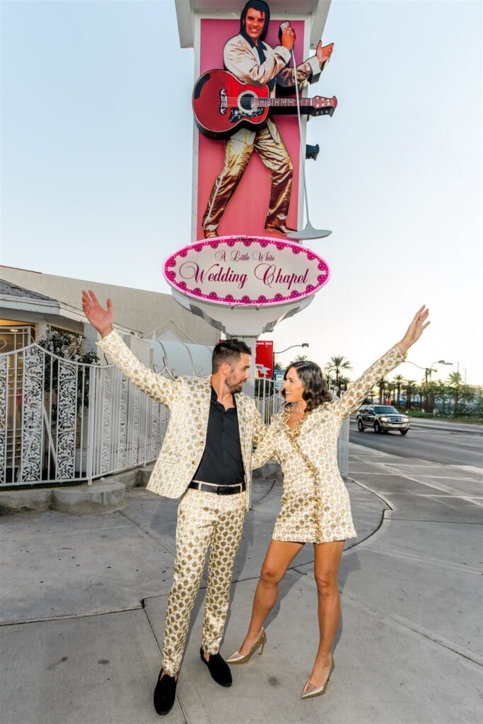 newlyweds at their dream bridal session