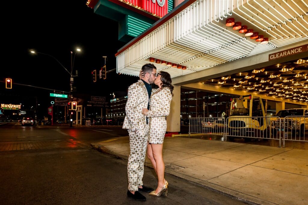 Designer-Energy Chaos: A Luxe Las Vegas Elopement with an Iconic Wardrobe Twist