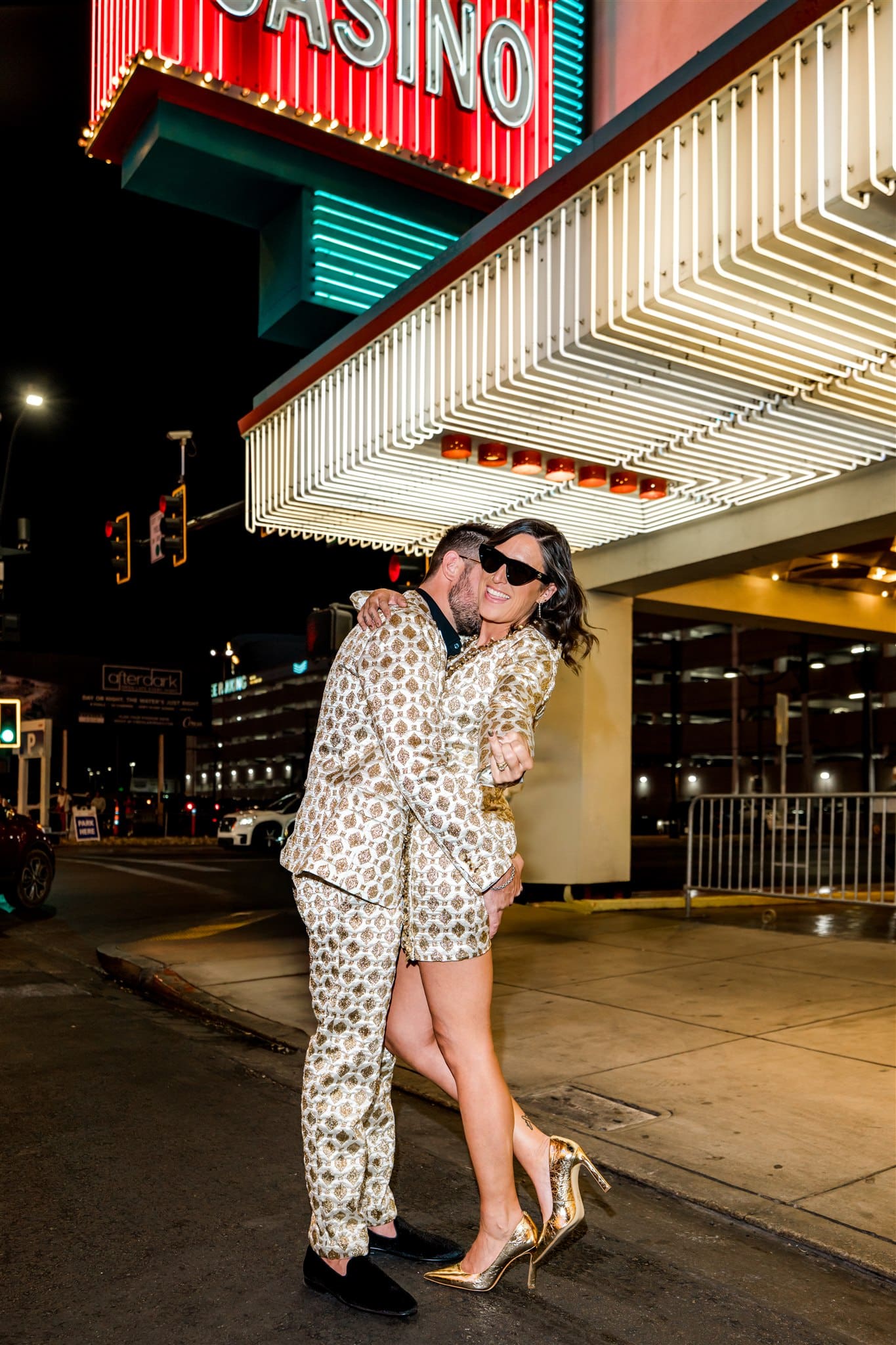 Designer-Energy Chaos: A Luxe Las Vegas Elopement with an Iconic Wardrobe Twist