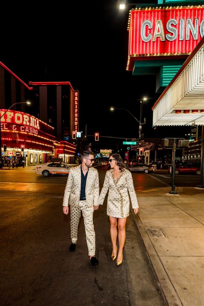 Designer-Energy Chaos: A Luxe Las Vegas Elopement with an Iconic Wardrobe Twist