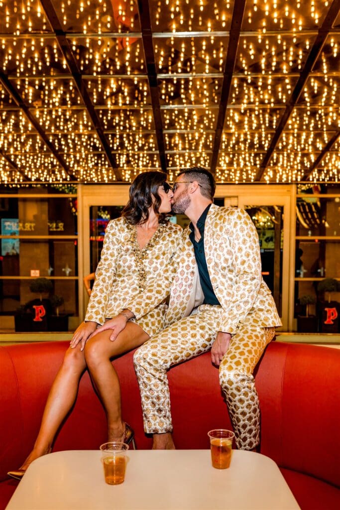 Designer-Energy Chaos: A Luxe Las Vegas Elopement with an Iconic Wardrobe Twist