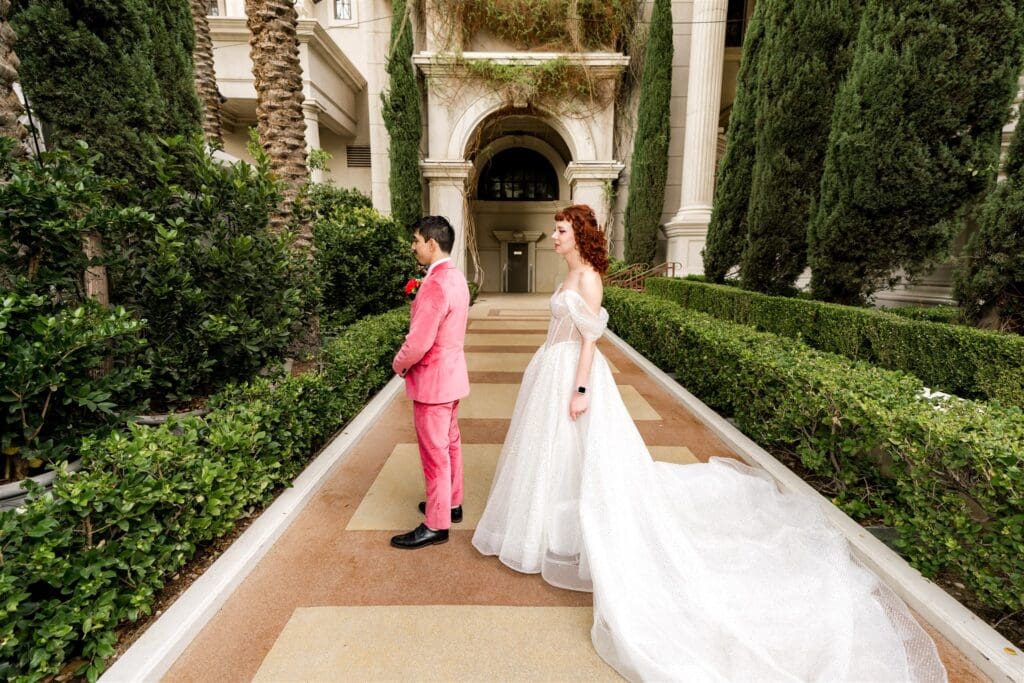 Hot Pink, Sparkle, and Zero Regrets: Dana & Bram’s Bold Caesars Palace Wedding