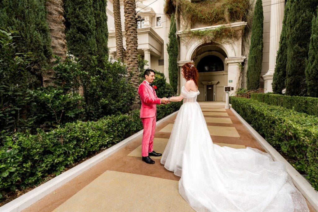 Hot Pink, Sparkle, and Zero Regrets: Dana & Bram’s Bold Caesars Palace Wedding