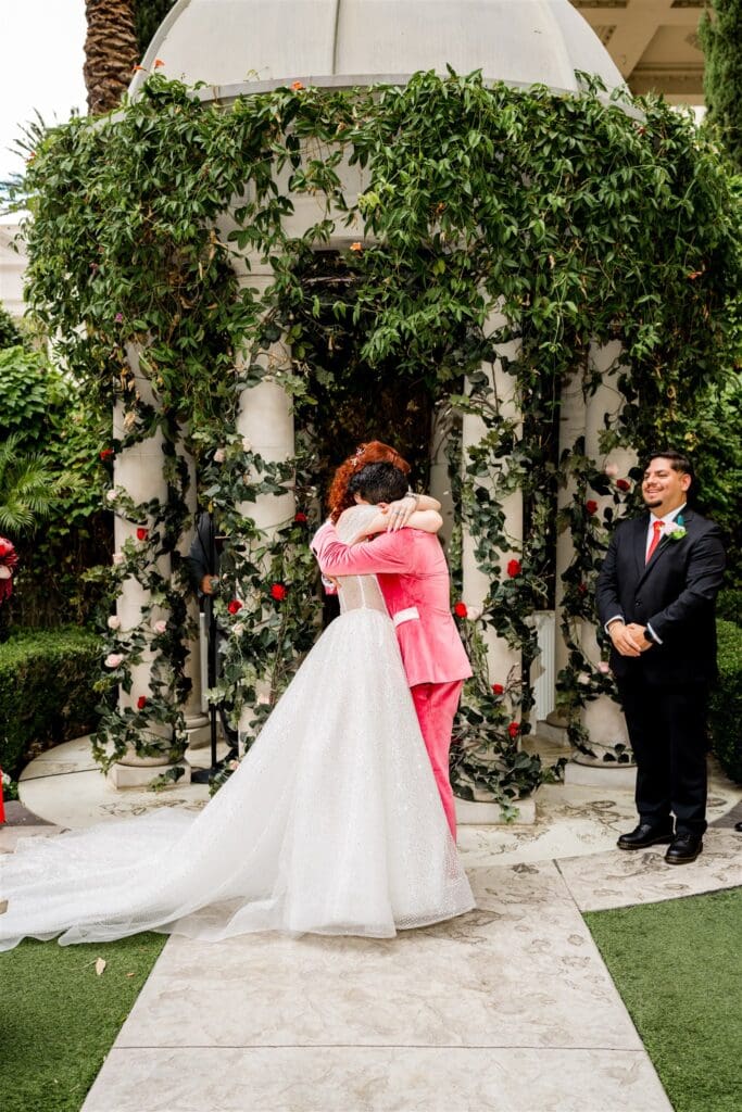 Hot Pink, Sparkle, and Zero Regrets: Dana & Bram’s Bold Caesars Palace Wedding