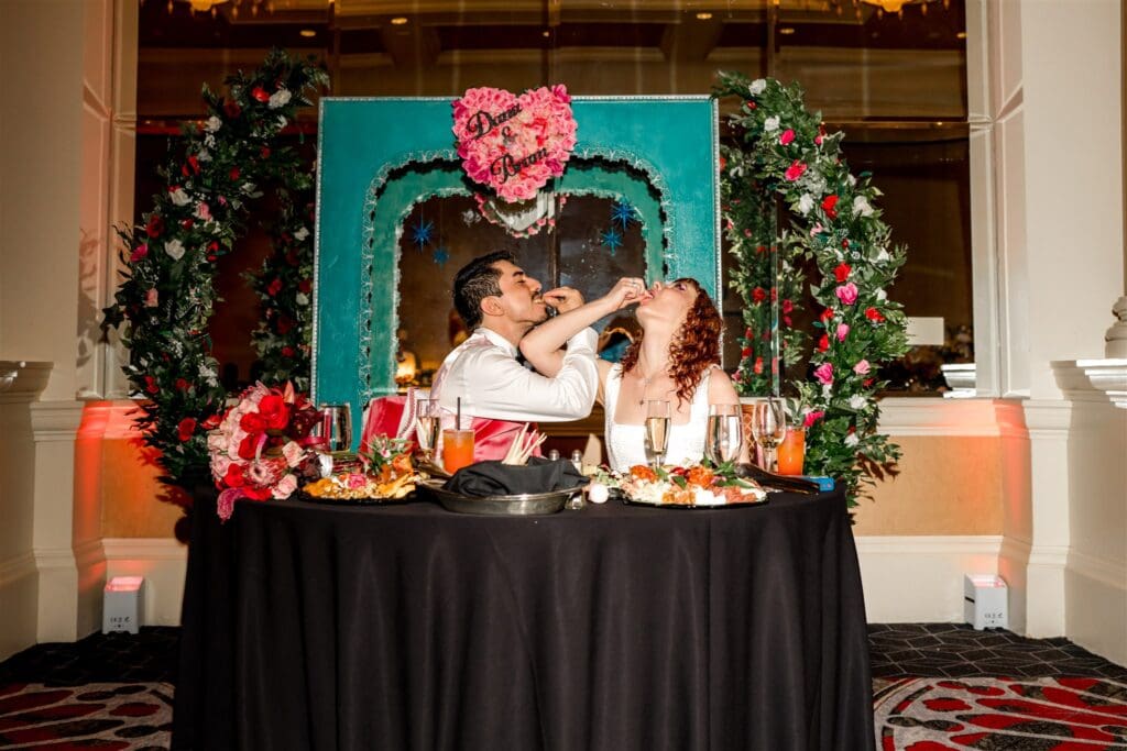 Hot Pink, Sparkle, and Zero Regrets: Dana & Bram’s Bold Caesars Palace Wedding