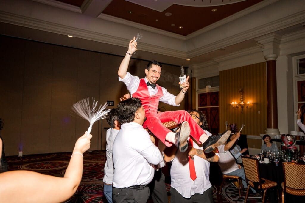 fun wedding reception